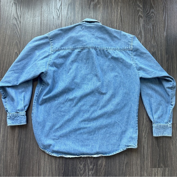 Armani Exchange Vintage Denim Shirt Size Medium - Picture 4 of 4